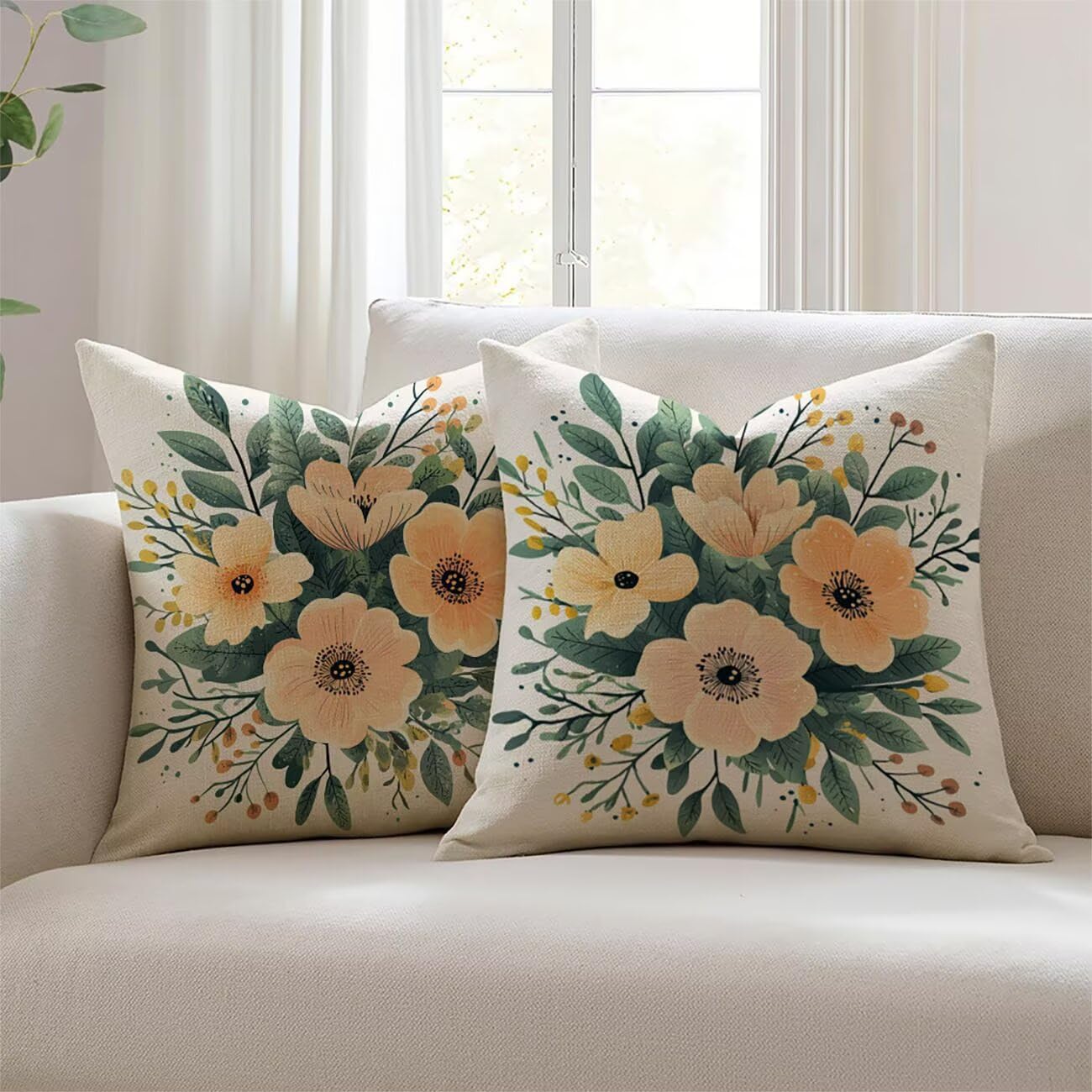 Housses de coussin imperméables 26x26inch pour protéger le canapé de jardin