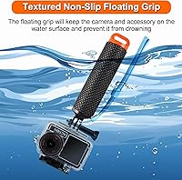 Vista 4 de BO&DQQ Carcasa Subacuática Impermeable Compatible con DJI Osmo Action 5 Pro/Action 4/Action 3, Funda de Cubierta de Buceo de 50 m/164 pies con Kit