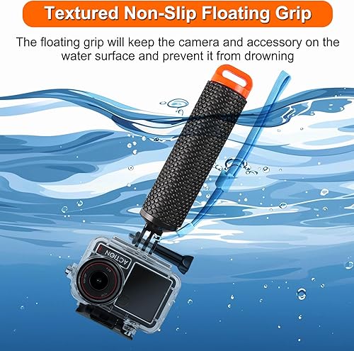 Miniatura 4 de BO&DQQ Funda impermeable subacuática compatible con DJI Osmo Action 5 ProAction 4Action 3, 164FT50M Dive Diving Housing Cover Shell with Camera