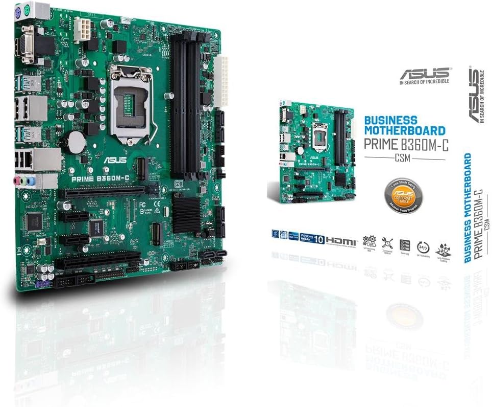 Buy 2 get 3 ASUS Prime B360M-C/CSM LGA1151 (Intel 8th Gen) DDR4 DP HDMI VGA M.2 B360 Micro ATX Motherboard Up To 60% OFF ASUS Prime B360M-C/CSM LGA1151 (Intel 8th Gen) DDR4 DP HDMI VGA M.2 B360 Micro ATX Motherboard