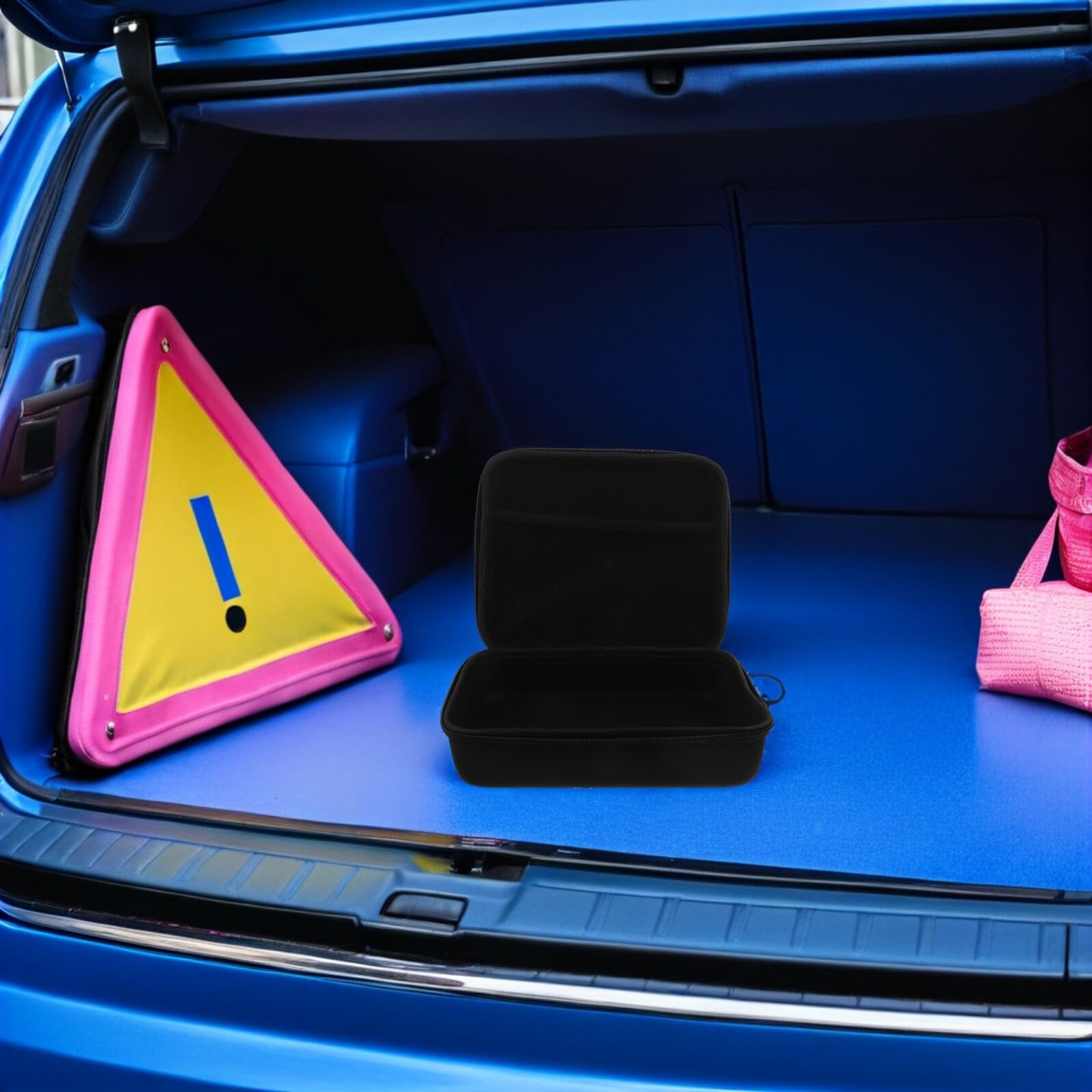 Hohopeti Bolsa de Almacenamiento para Aspiradora de Mano y Compresor de Aire Portátil Organizador Multifuncional con Compartimentos para Accesorios para Coche Camping y Viajes Funda