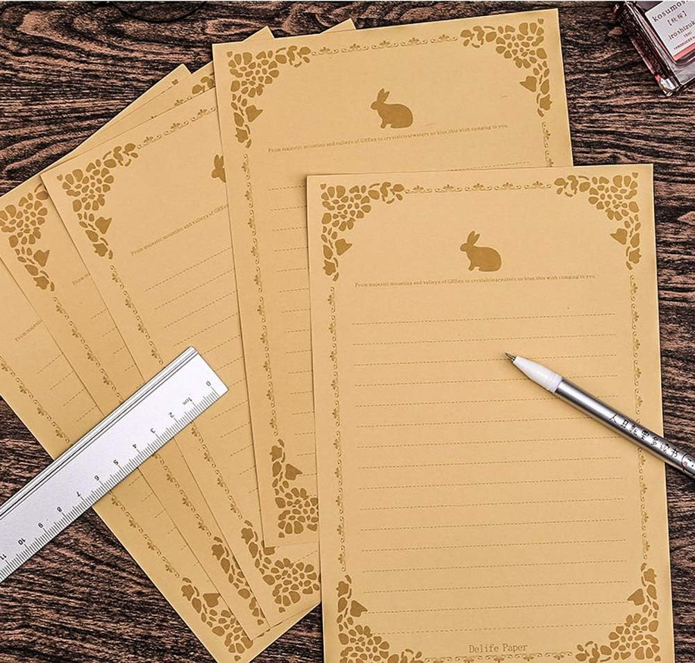 Tricolor 便箋 便せん ラブレター 挨拶 お祝い きれいな手紙が書ける お礼状用 クラフト紙 お見舞い 100枚