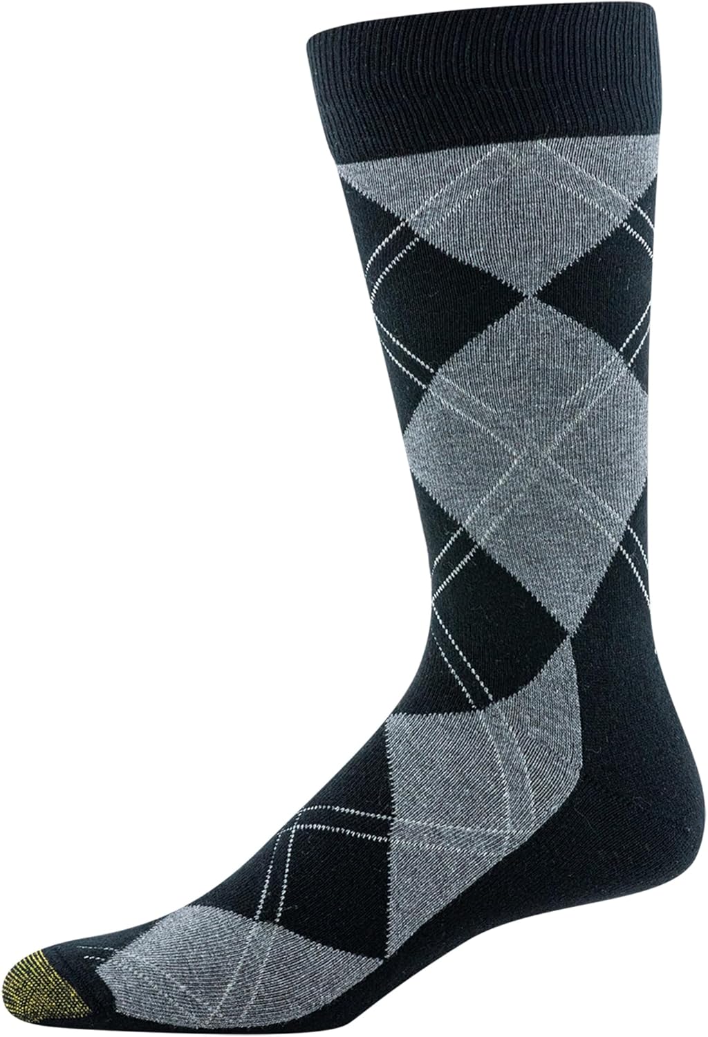 GOLDTOE mens Comfort Cushion Argyle Crew Socks, 3-pairs - Image 5