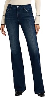 Women’s FlexX Jeans – Mid Rise ’70s-Inspired Stretch Flare Denim with Expanding Waistband and Comfortable Sculpt Fi