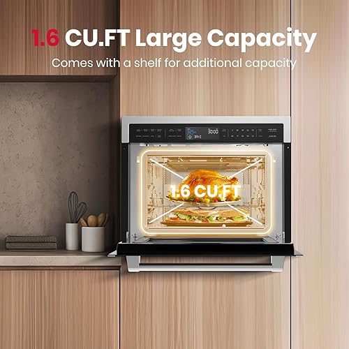 Vista 34 de GASLAND Horno de microondas de 30 pulgadas sobre el rango, 1.9 pies cúbicos sobre el microondas de la estufa, 11 niveles de potencia, cocción con un