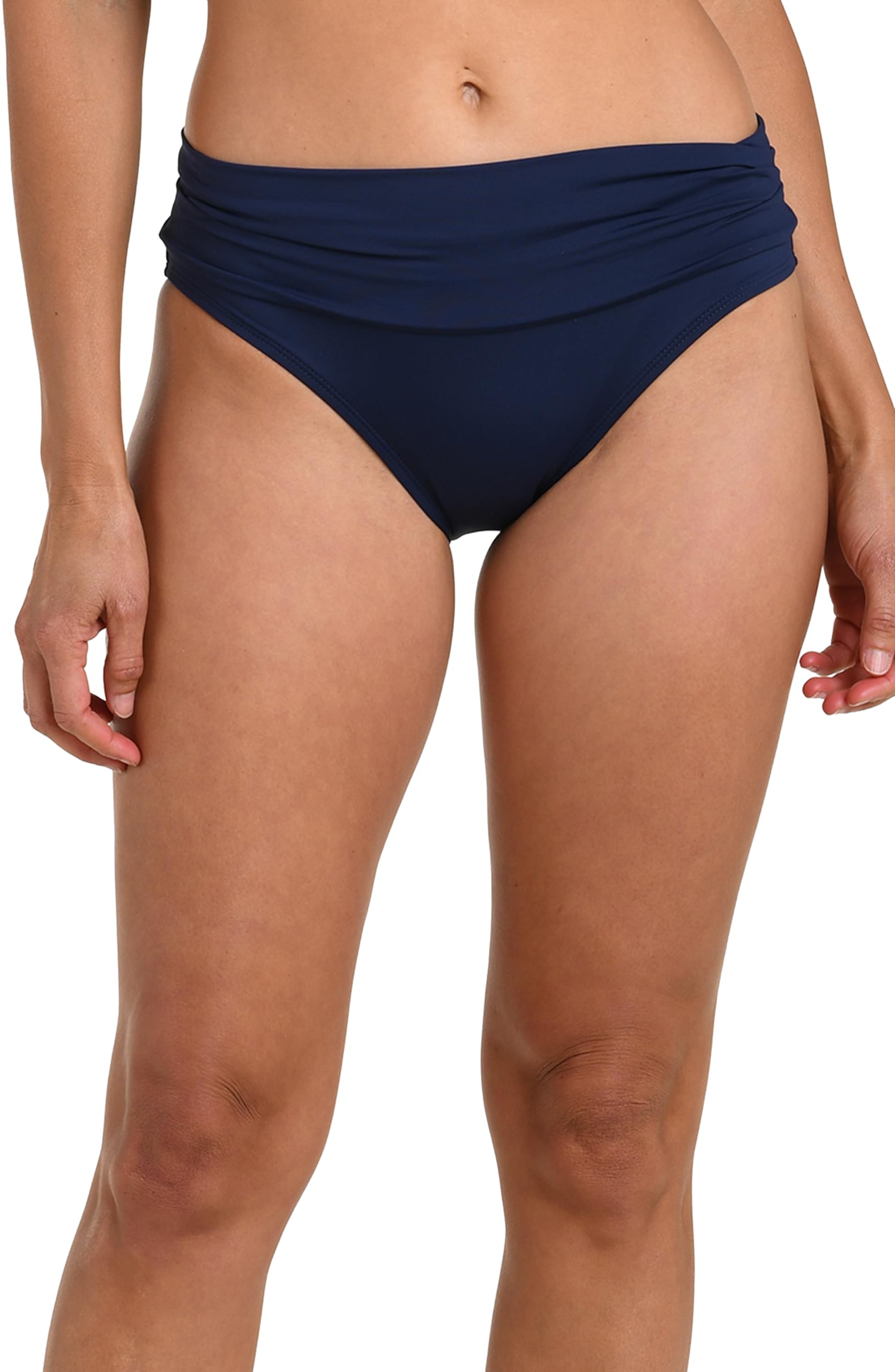 La Blanca Women's Island Shir Band Hip, Indigo, 12