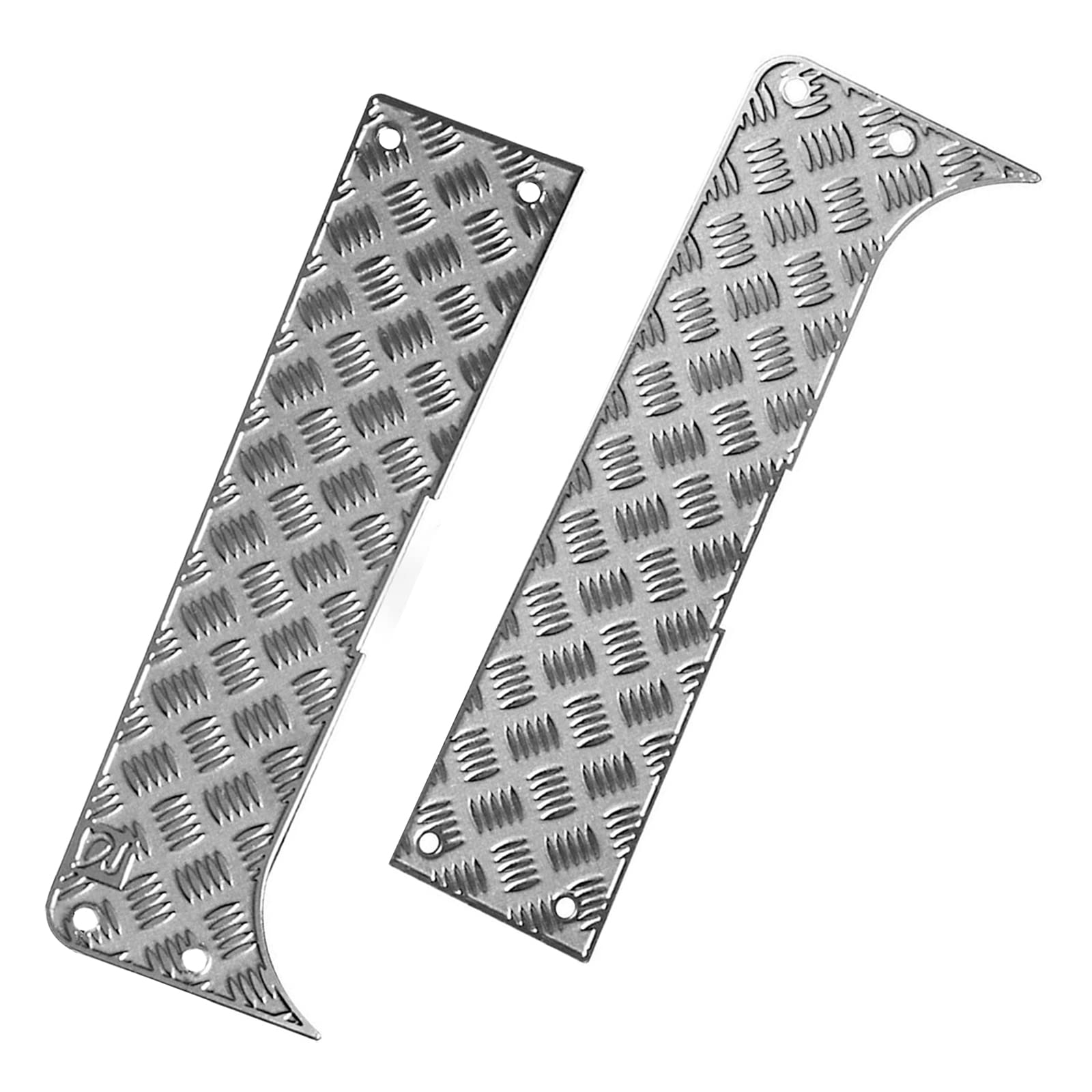 TECKEEN 1 Set RC Car Metal Side Pedal Decorative Plate for FMS FCX24 Wagon 1/24