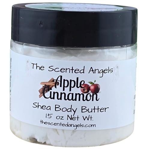 TSA Handmade Whipped Shea Butter Apple Cinnamon Body Butter Cream,