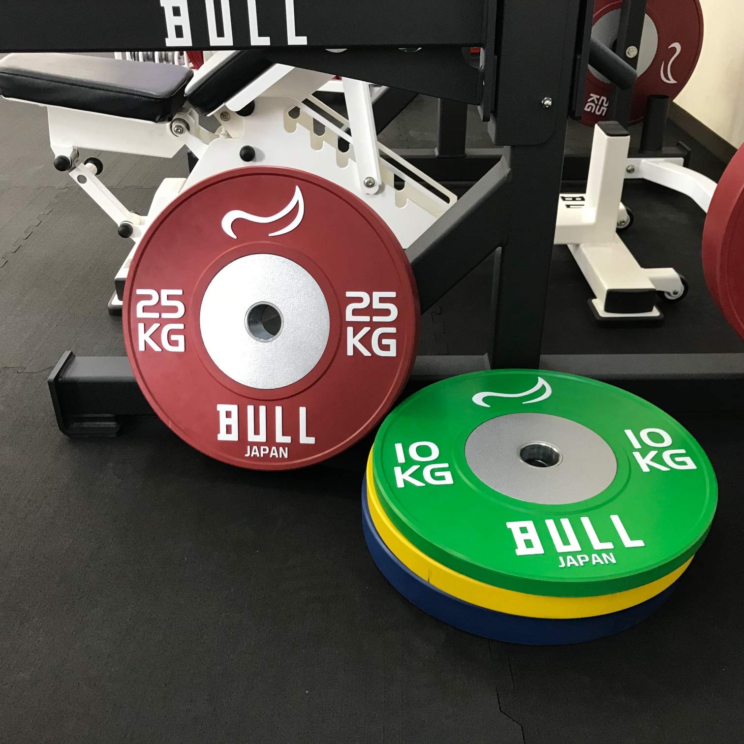 Amazon | BULL Φ50mmバンパープレート20kg（青色）（2枚 