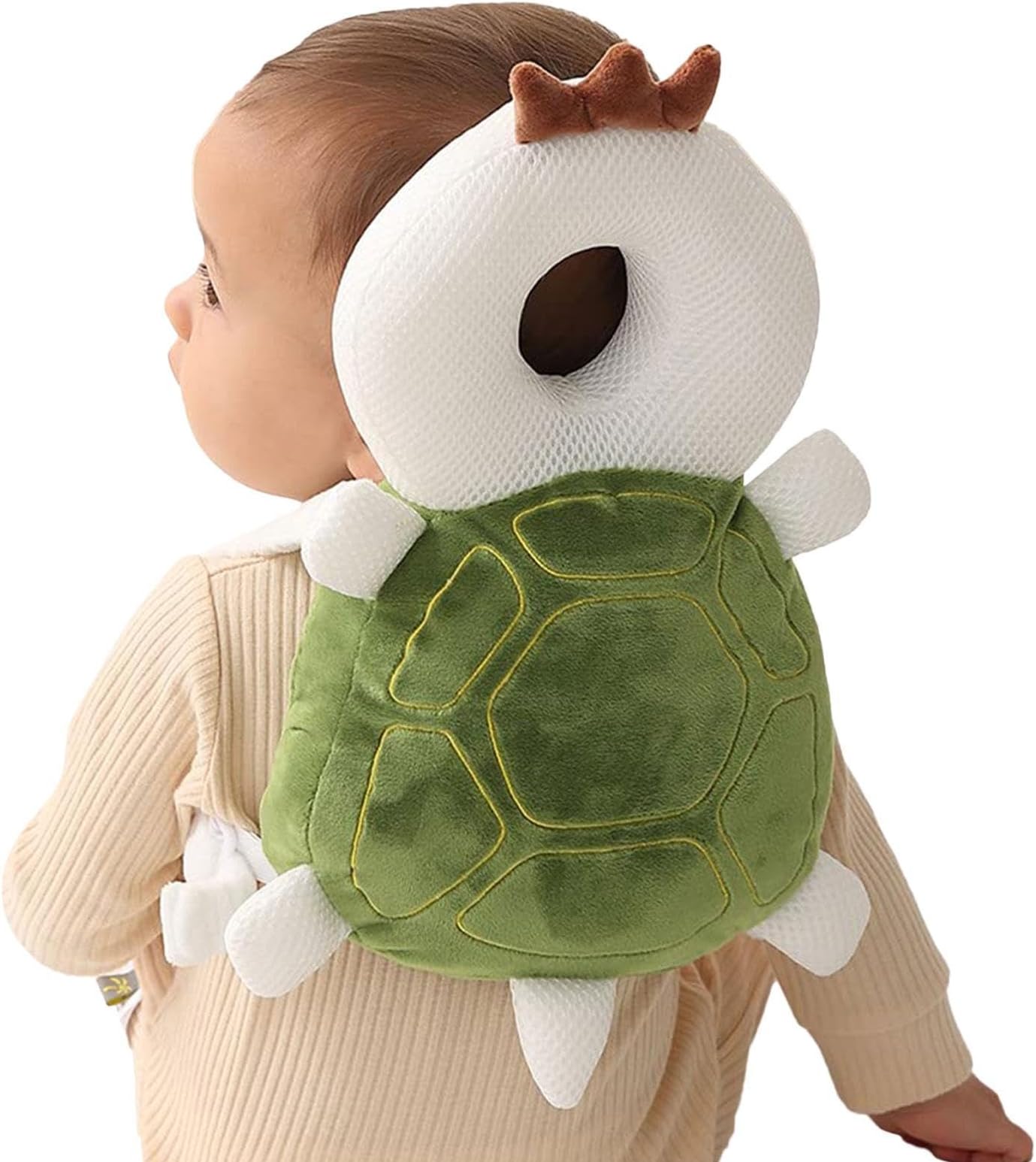 Turtle Shaped Baby Head Protector Backpack, Head Protector Pillow Safety Pad for Toddler, Soft Landing for Baby Walking, Toddler Head Protection Pillow