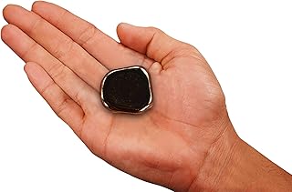 Rock Your Chakra Magnetic Hematite 1 1/2" Flat Large Polished Rocks and Minerals Root Chakra Healing Crystals and Stones