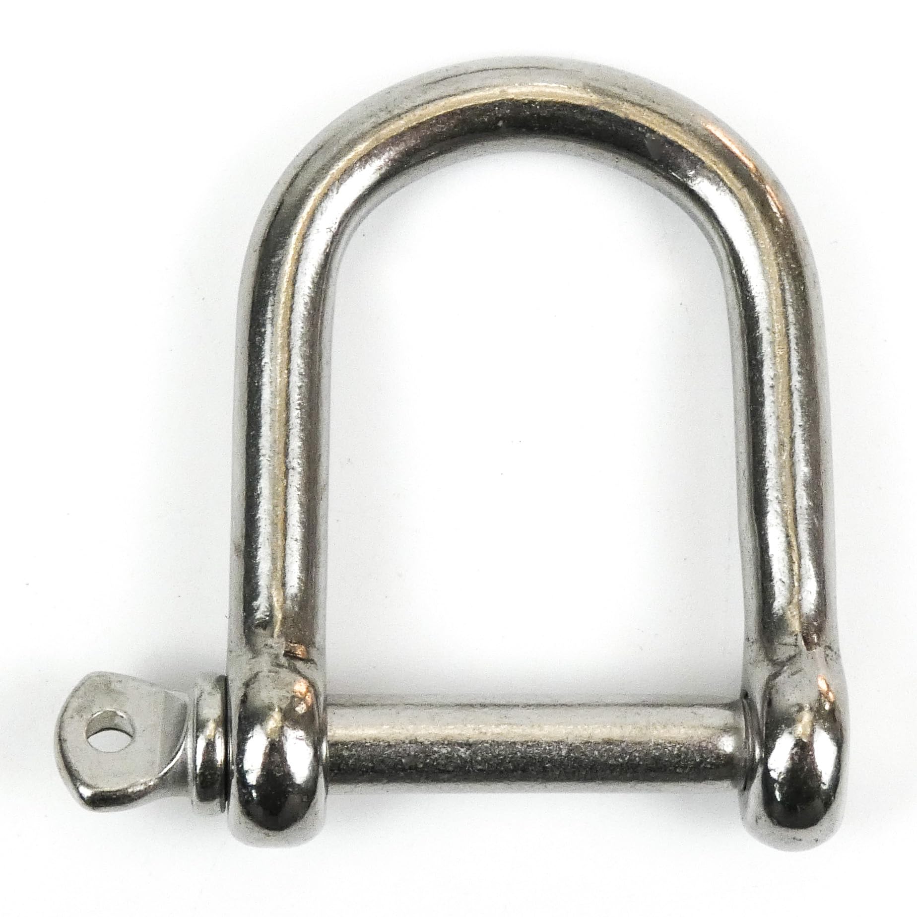 Grillo a D largo – Acciaio inox A4 (AISI 316) | Connettore robusto per catene e cime | Accessorio nautico resistente alla corrosione | Set da 2 – varie misure (6 mm)