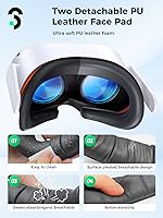 Vista 6 de Facial Interface for Quest 2, SOOMFON Face Pad Compatible with OculusMeta Quest 2, Face Cushion with 2 Replacement Pads Soft Face Pads Anti-Light