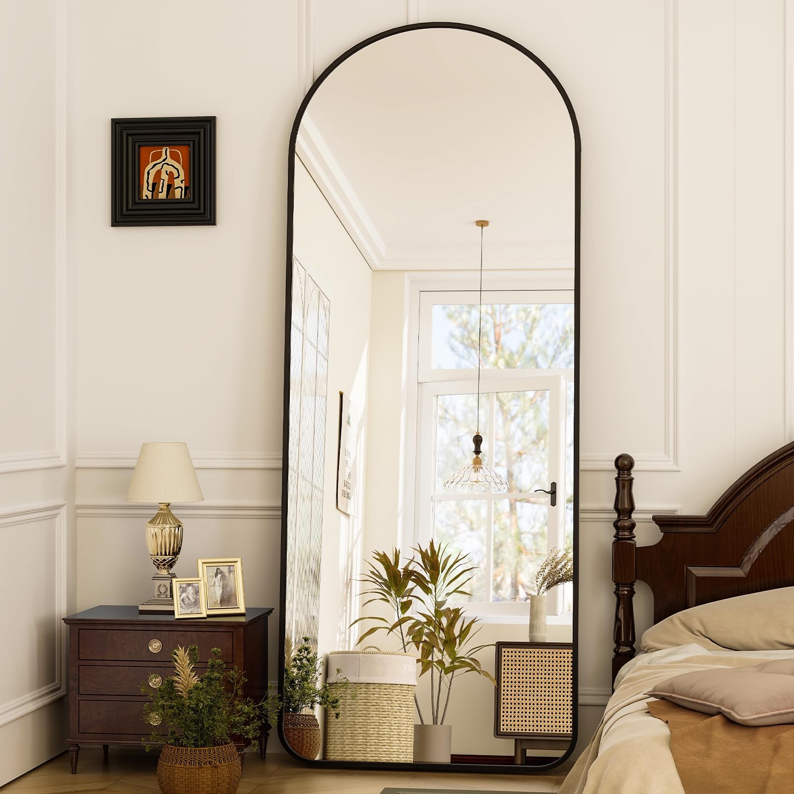 Amazon.com: XRAMFY Floor Mirror Full Length - 58"x18" Rectangle Floor ...