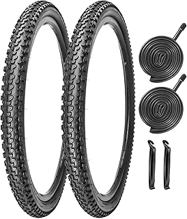 SIMEIQI 2 Pack 27.5 x 2.10 Bike Tires 27.5 inch Folding Bike Tires Fit for 27.5 X 1.95/2.10/2.125 Mountain Bike Beach Cruiser Bike City Urban Bicycles Bikes