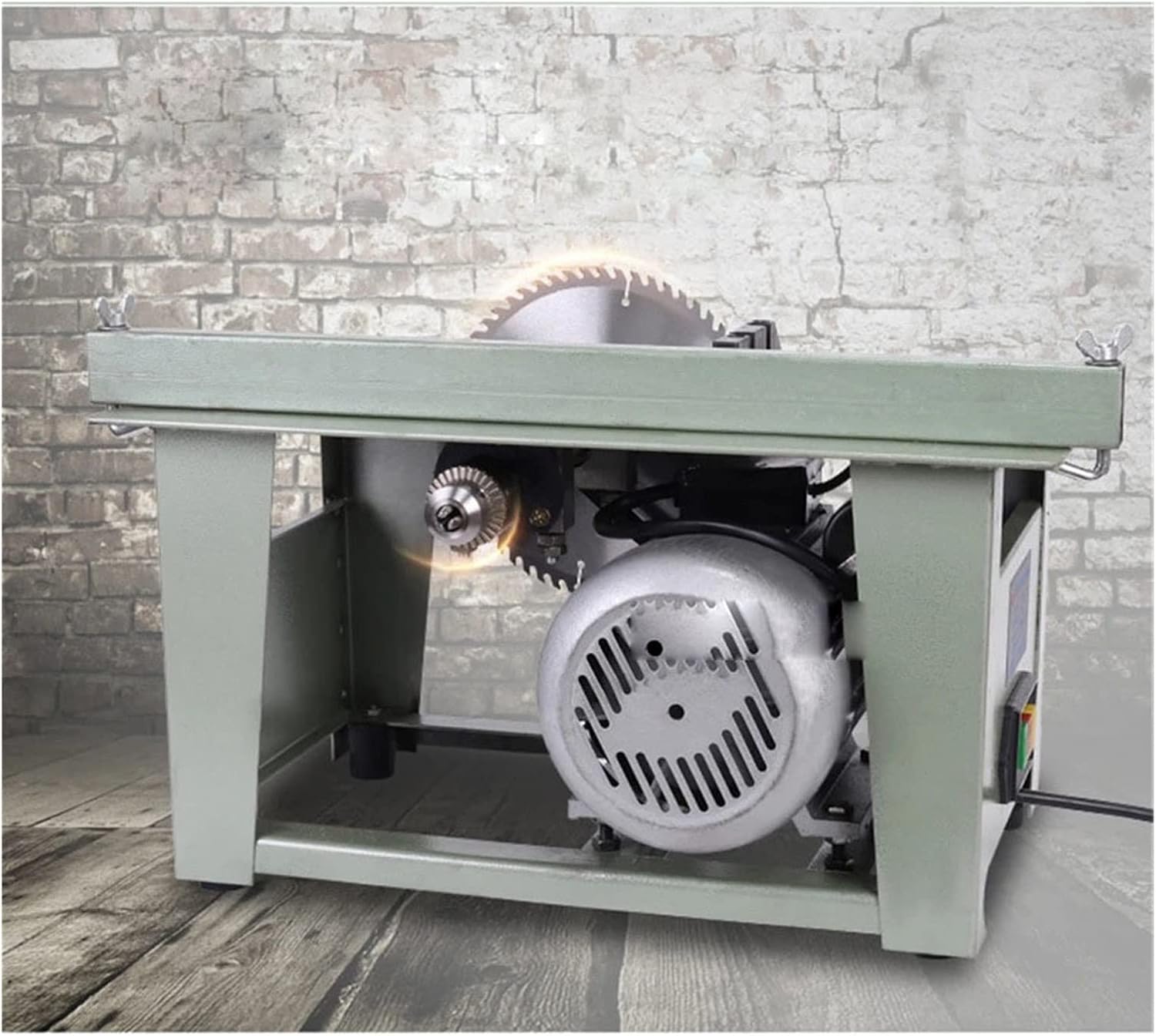 Mini Table Saw for Woodworking MJ1025 Portable DIY Wood Cutting Machine Woodworking Table Saw Table Panel Saw 3800r/min 1200W
