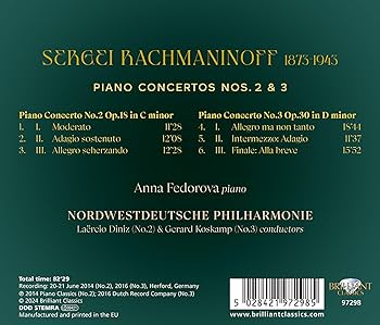 その他 Piano Concertos 2 &amp; 3 Anatole Fistoulari - Rachmaninov: Piano Concertos 2 & 3