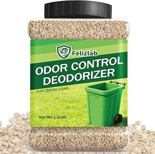 1.5 lbs Trash Can Deodorizer & Absorber – Outdoor Garbage Bin Odor Eliminator for Dumpster, Trash Barrel & Recycling Can, Long-Lasting Fresh Clean Scent