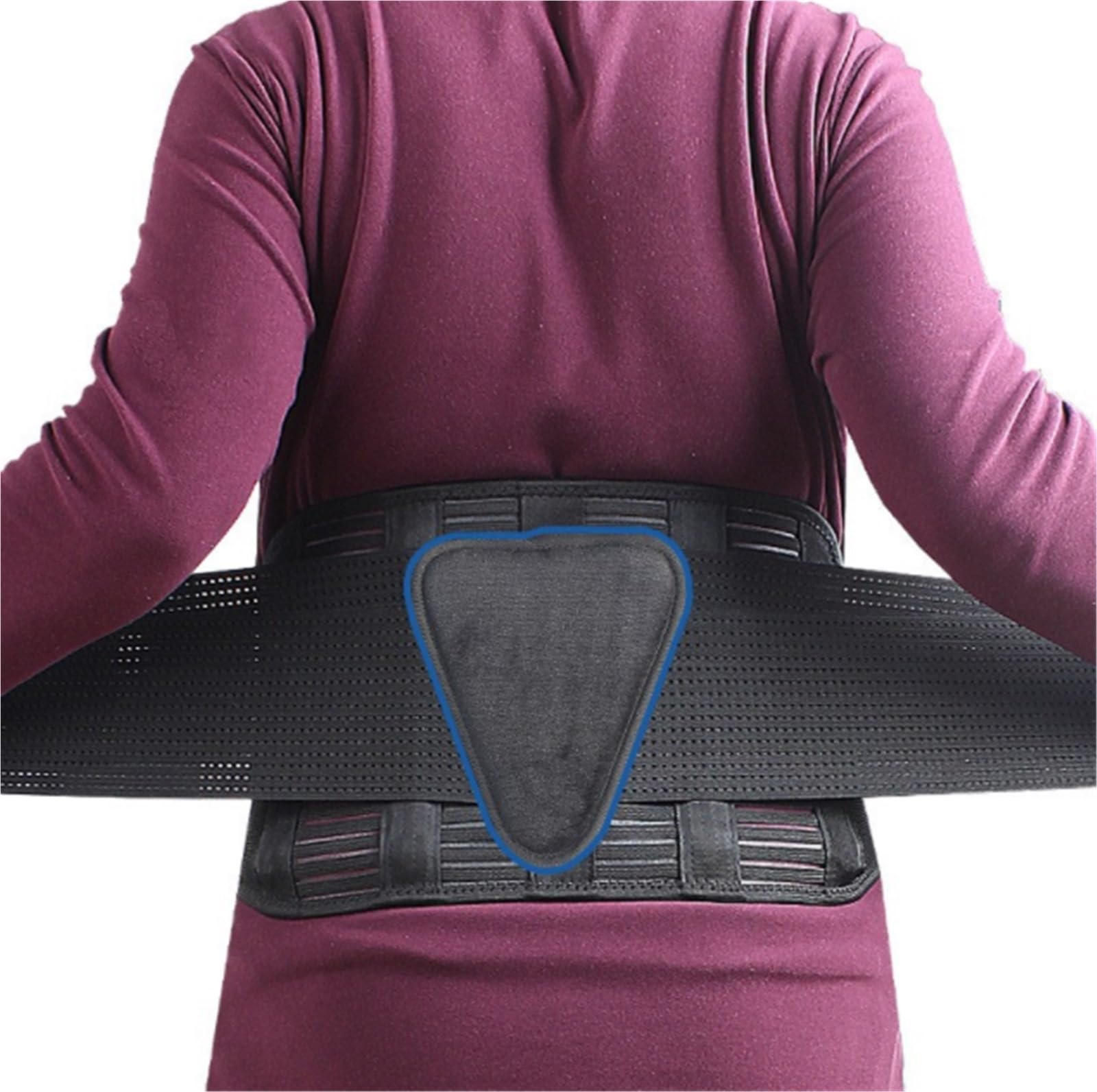 Fascia Lombare Cintura in Vita Traspirante for Fitness di Supporto in, Sportiva for Modellare Il Corpo Supporto Schiena(Large)