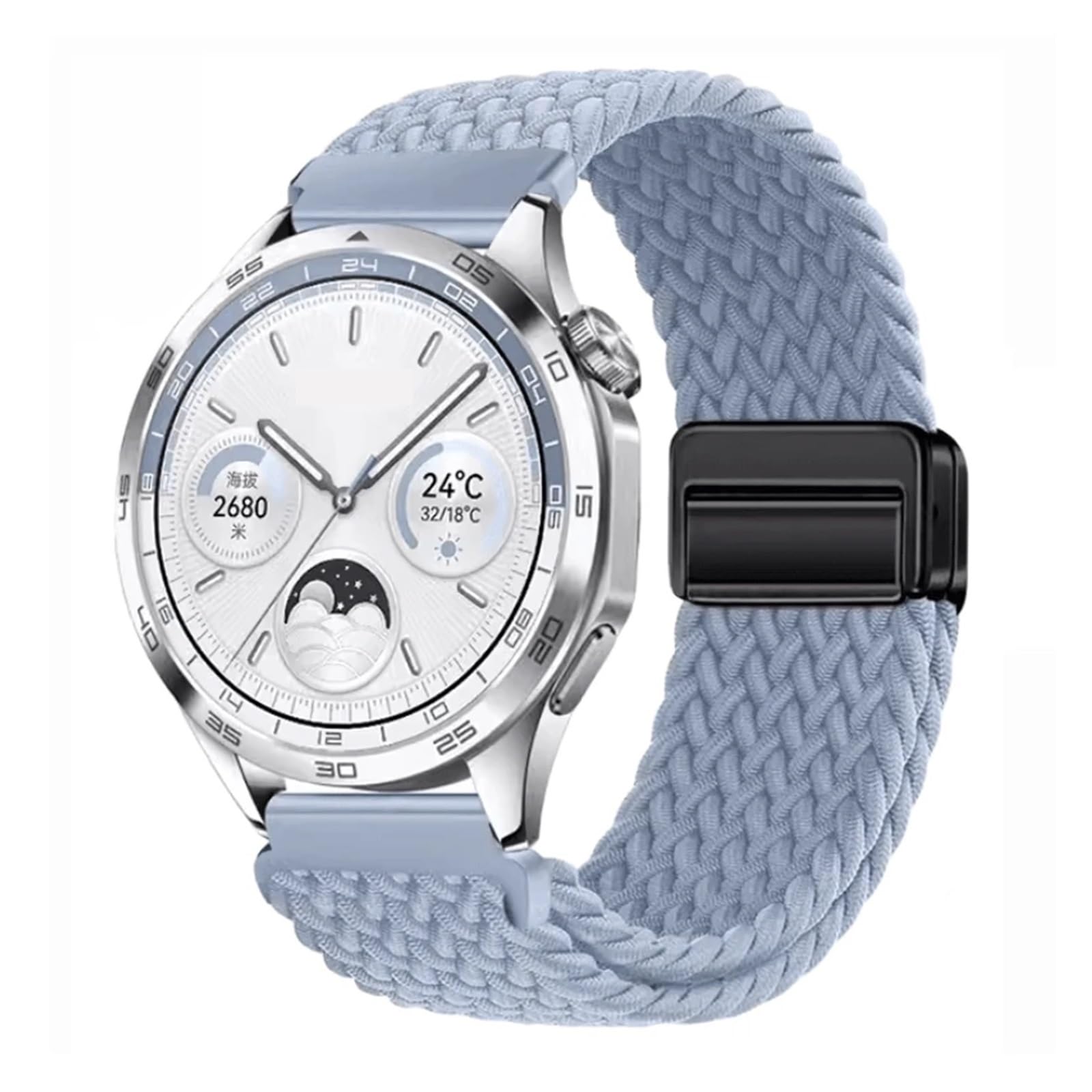 Bracelet en nylon 22mm 20mm compatible Samsung Watch 6 et Huawei GT4 Pro - 8