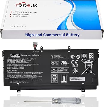 SH03XL Laptop Battery for HP Spectre X360 13-AC0XX 13-AC033DX 13-AC023DX 13-AC013DX 13-AC063DX 13-AC052NA 13-W0XX 13-W063NR 13-W013DX 13T-AB000 SH03057XL HSTNN-LB7L 859026-421 859356-855 11.55V 57.9Wh