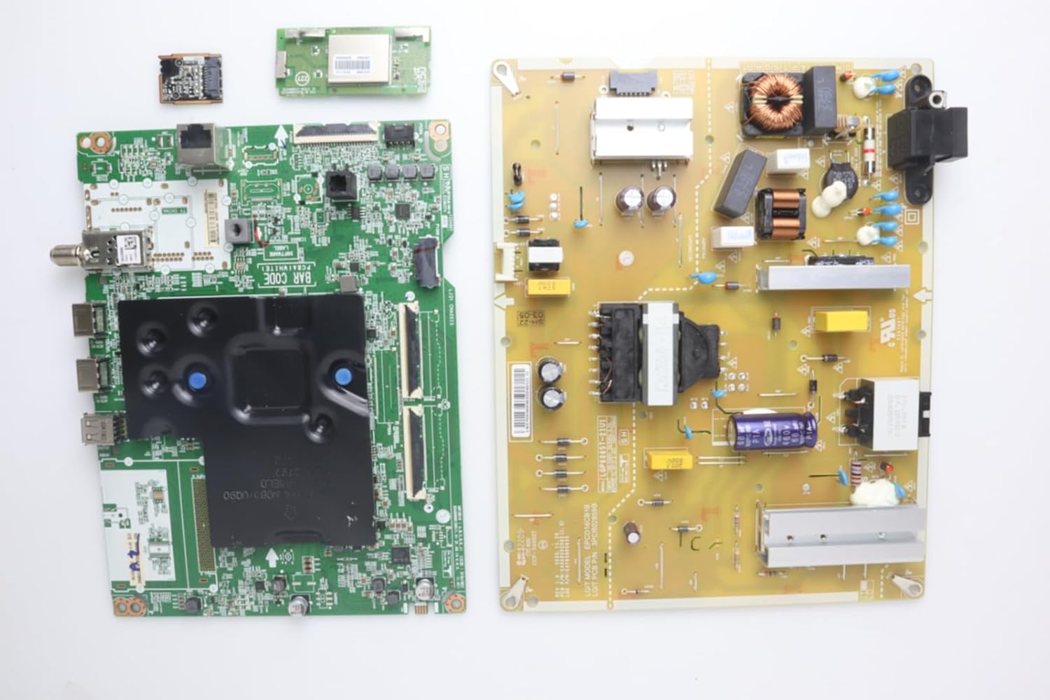 Lutema Television Repair Kit for LG 65UQ7070ZUE with TV Main Board + Power Supply + TCon + Cables