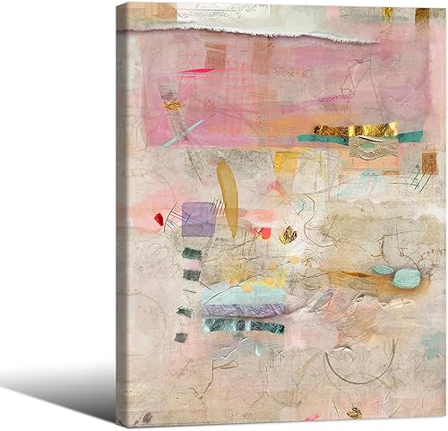 Miniatura 28 de Medpol Lienzo retro rojo abstracto de ojos para pared, póster hippie trippy, citas de afirmación, decoración de pared de los años 60 y 70,