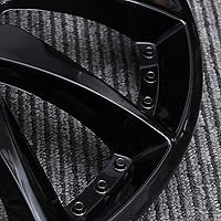 Vista 5 de 14 tapas de rueda para neumáticos, tapacubos negros, accesorios de glamping, decoración negra, cubierta de rueda de vehículo para cubo, llantas