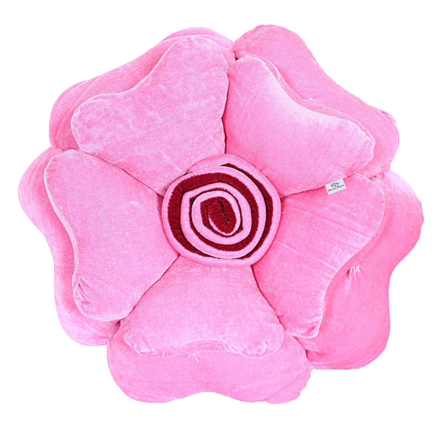 Heart Home Rose Flower Shaped Pair Cushion|Soft & Decorative Cushions for Living Room Bed,Sofa,Seating Area,16 Inch,(Pink) (B0BBNVBSHL) Amazon Price History, Amazon Price Tracker