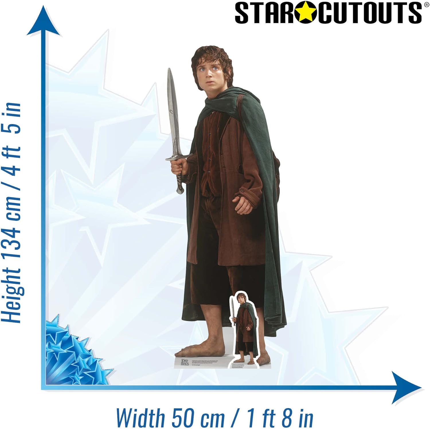 Star Cutouts SC4126 Frodo Baggins - Elijah Wood - The Lord of The Rings Lifesize Cardboard Cutout