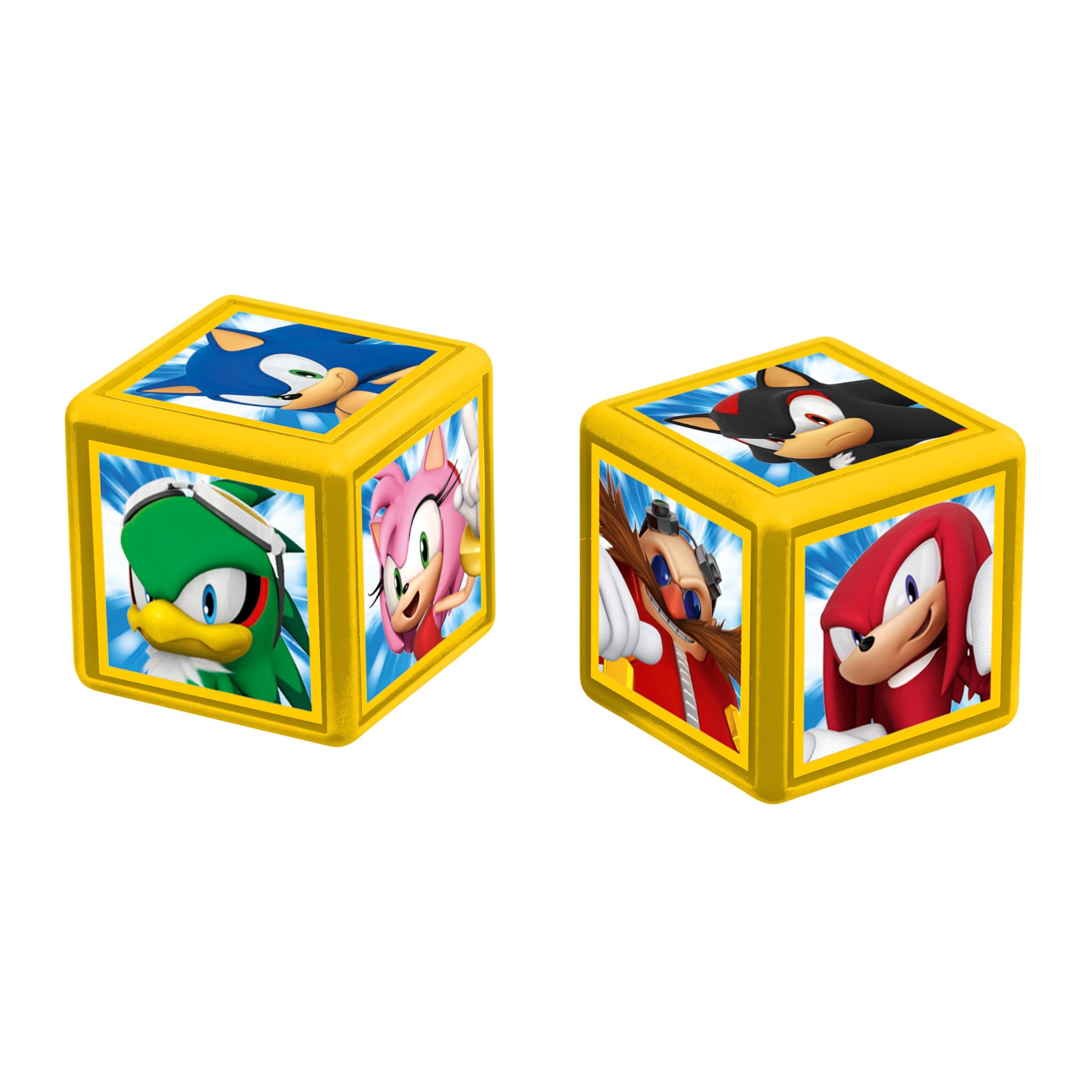 Top Trumps Match Sonic - Juego De Mesa, Juegos Infantiles, Conecta 5 Dados Iguales En Tu Propio Tablero, Juego De Memoria 4 Años, para 2 Jugadores