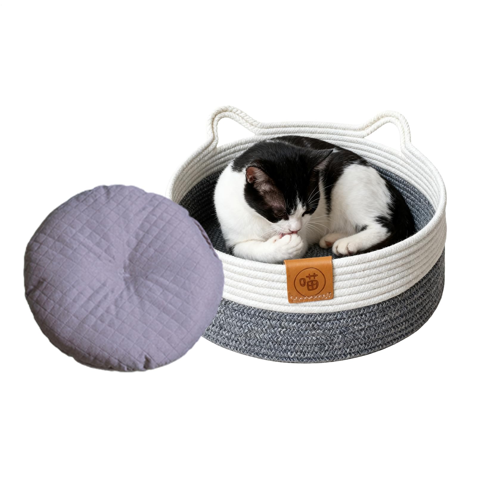 Lit pour chat toutes saisons et panier mignon pour chiot et lapin d'intérieur