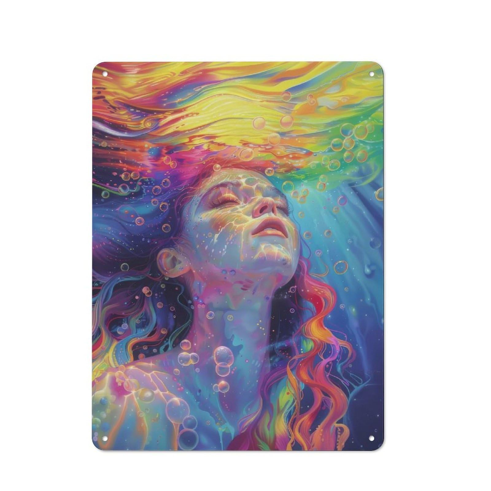 Junmoney Style-19 Liquid Dreams Rustic Tin Sign 40X30cm For Pub Or Café, For Collectors Building A Themed Wall Display