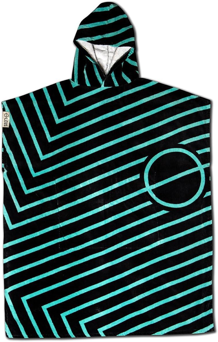Leus Towels Poncho Joint Turquoise Adult - 33.5in x 43.5in