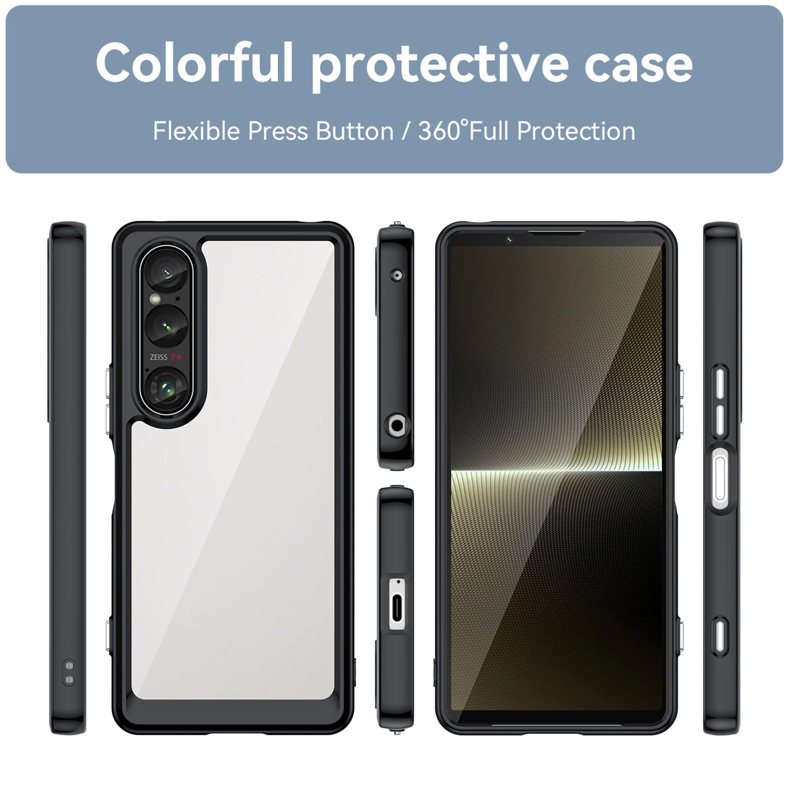 Verre Trempé + Coque De Protection Souple Silicone