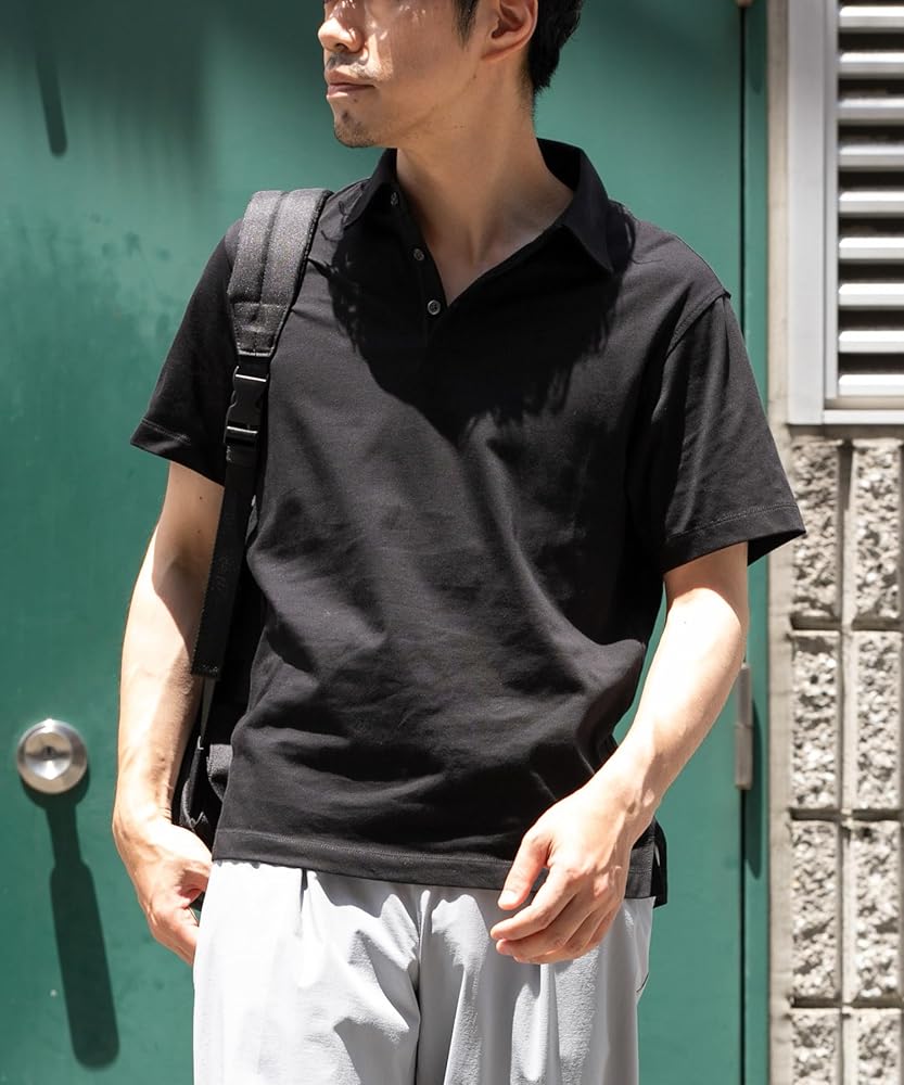 widedad ポロシャツ　25SS サイズ1 新品同様 25SS｜WEB限定】WOMEN リブカラーポロシャツ ライトピンク