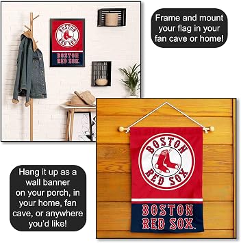 Boston Red Sox Double Sided Garden Flag