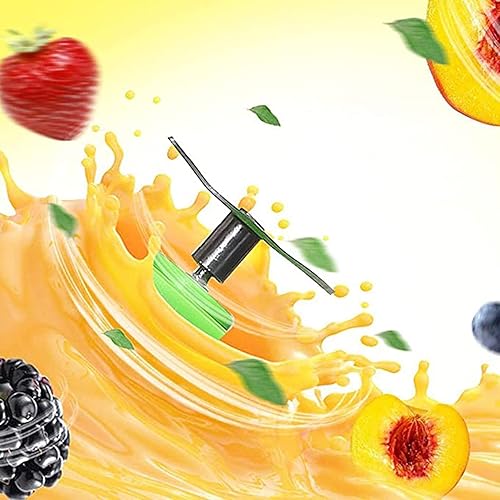 Miniatura 6 de Exprimidor de frutas, 12.8 fl oz portátil USB eléctrico mezclador de frutas Juicer máquina casera licuadora exprimidor rosa 2 cuchillas