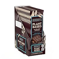 Vista 3 de HERSHEY'S Barra de caramelo extra cremosa a base de plantas con almendras y sal marina, 1.55 onzas (12 unidades)
