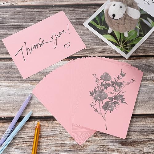 Miniatura 4 de Paquete de 100 tarjetas pesadas de papel grueso en blanco para invitaciones, fabricación de tarjetas de felicitación, postales, fotos, papel grueso