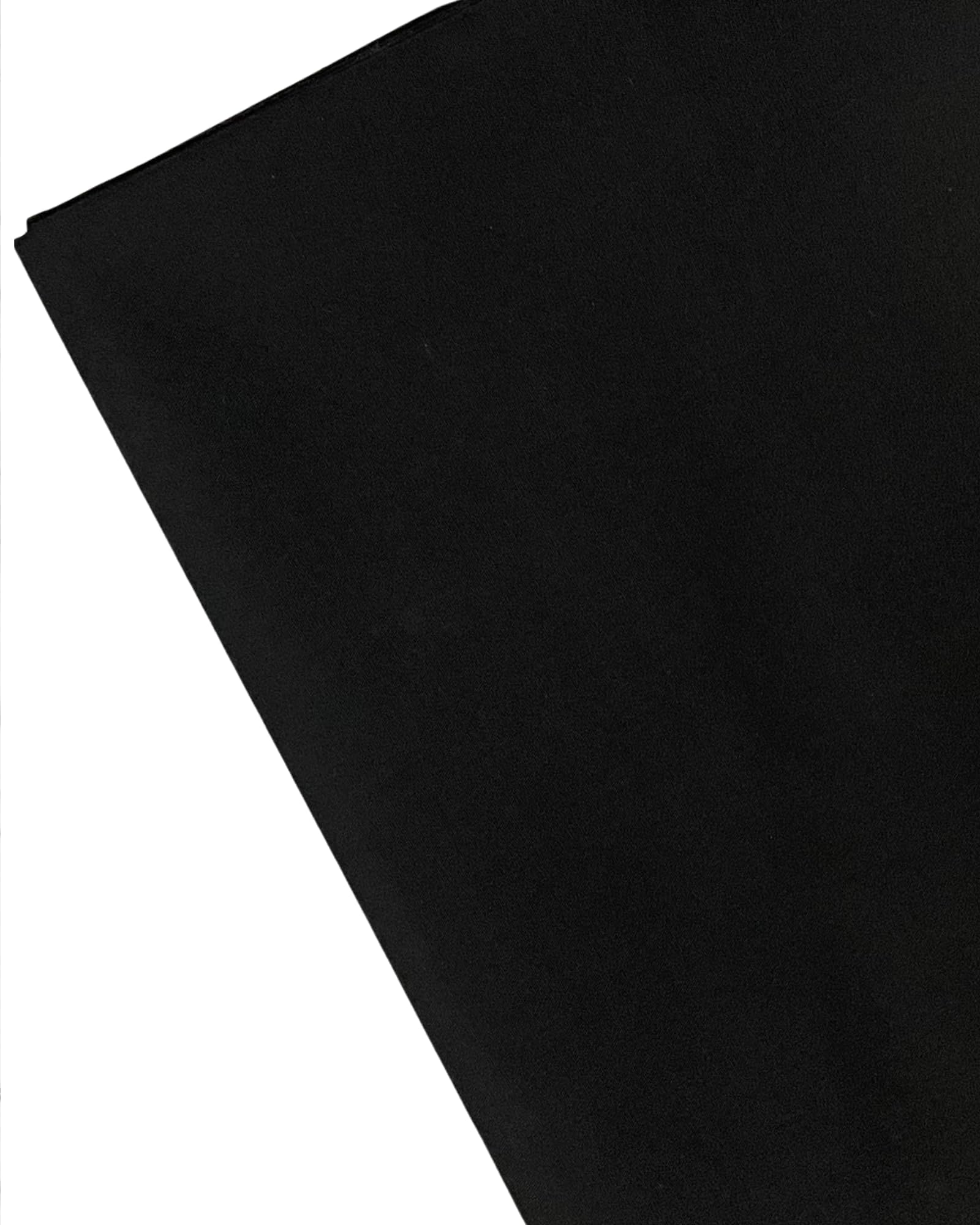 Plain Black Fabric, 112 cm Wide, for Dressmaking, Art & Craft, Sewing, 0.5 Metre