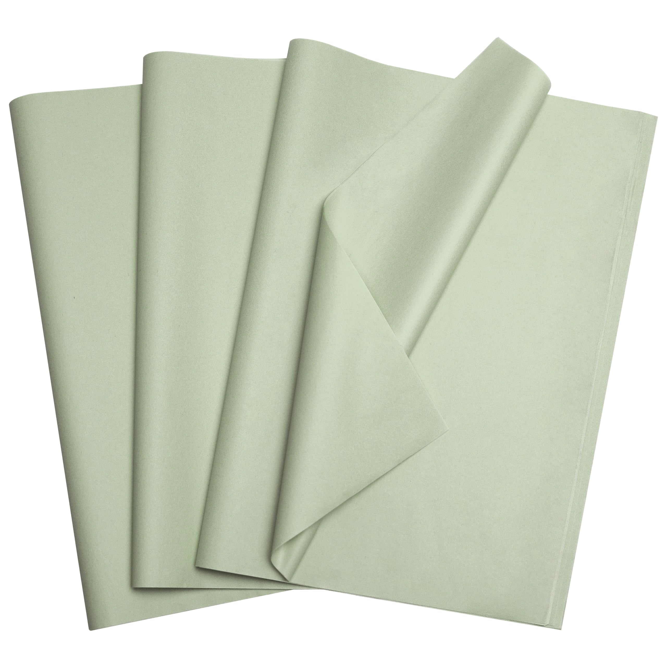Bobobag 100 Sheets Sage Green Tissue Paper 20"X14" Tissue Paper for Gift Bags, Gift Wrapping Tissue, Christmas Tissue Paper Anniversary Holiday Decoration Arts Craft