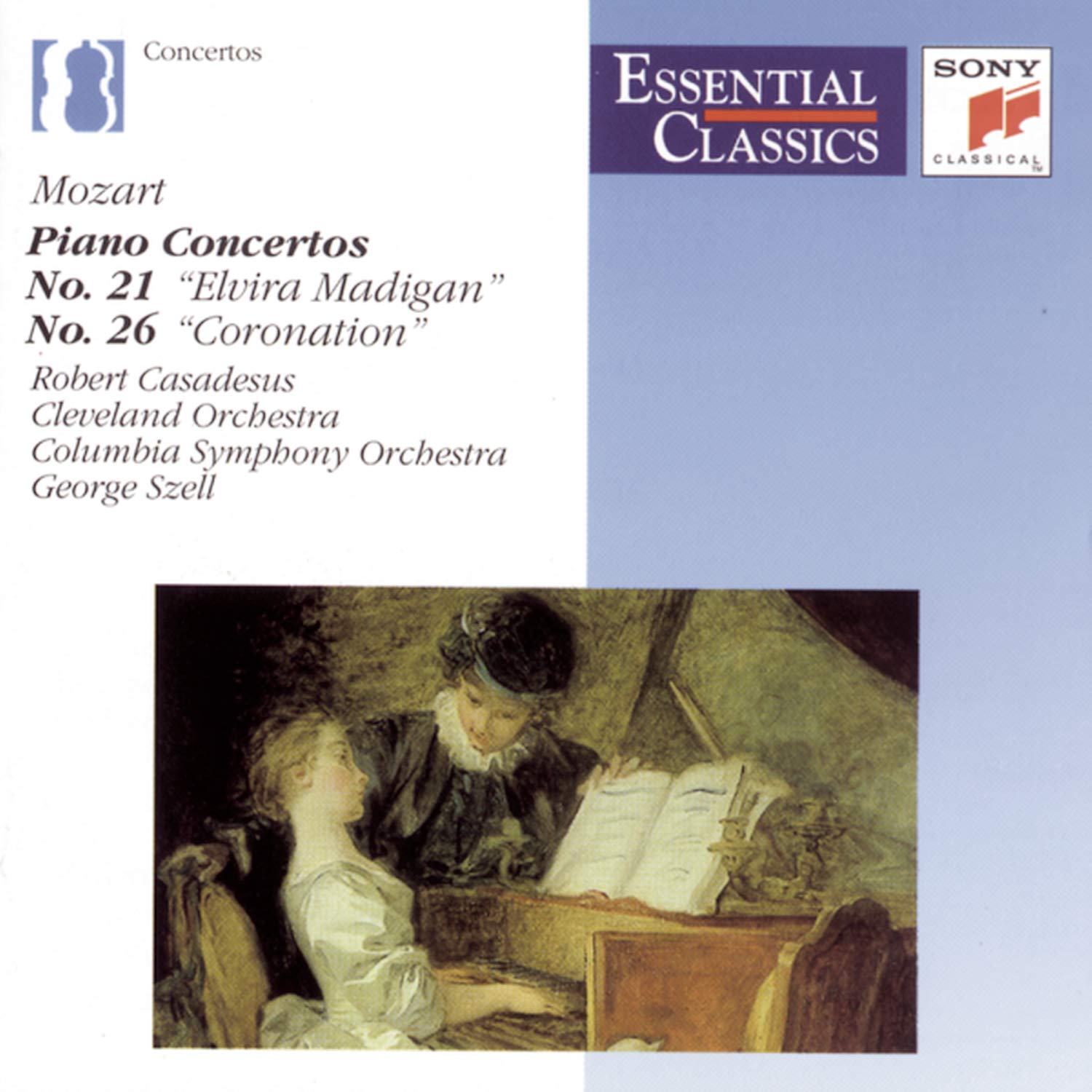 Amazon.com: Mozart: Piano Concertos, No. 21 & 26 Essential Classics