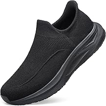 Men's Hands-Free Slip On Walking Shoes Non Slip Lightweight Comfortable Tennis Workout Sneakers