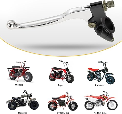 Miniatura 4 de HIAORS 78 "Mini palanca de embrague de freno de bicicleta para Coleman CT200U BT200X Trail 200 CT100U CC100X Baja Massimo Motovox MiniBike CRF XR 80