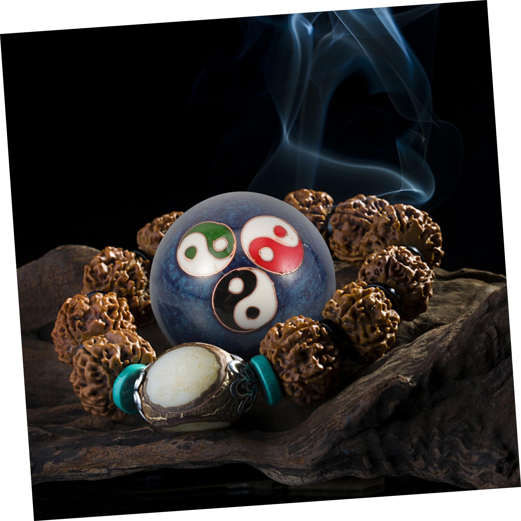 FRCOLOR 1 Set Decorative handballs Hand Training Balls Hand Bocce Outdoor Massager Portable Practical Metal Balls Small Ball Metal Ball Handball Palm Massage Ball Brocade Box