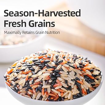 Multigrain rice,brown,red,black rice mix,Blend for Porridge,1000g