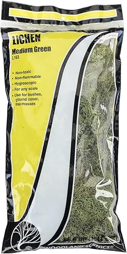 Woodland Scenics L163 Liquen 1.5Qt-Verde Medio