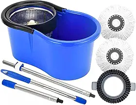 Balde Perfect Mop Pro 360° Giratório Limpeza Geral Esfregão 12l
