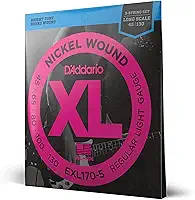 Encordoamento Para Baixo 5 Cordas Escala Longa .045-.130 D'Addario XL Nickel Wound EXL170-5